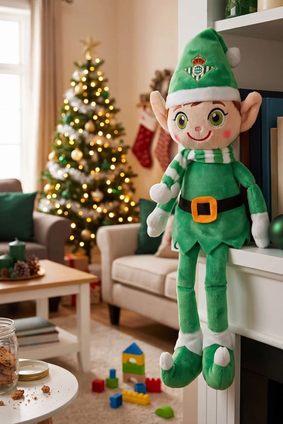 Elfo Travieso Navidad Real Betis