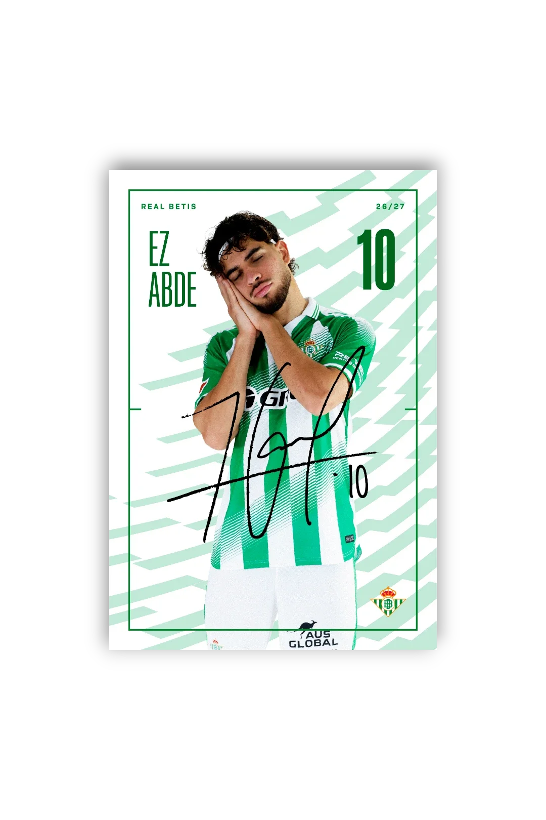 Tarjetones Firmados Real Betis 26/27
