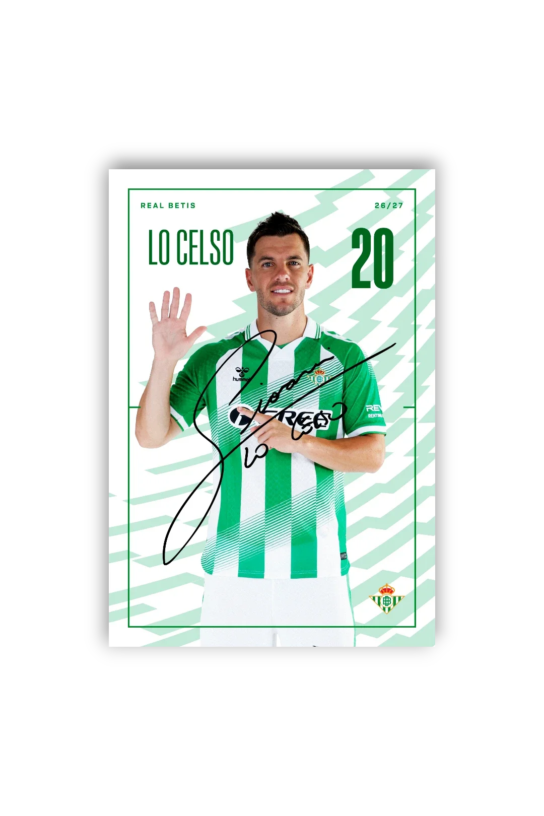 Tarjetones Firmados Real Betis 26/27