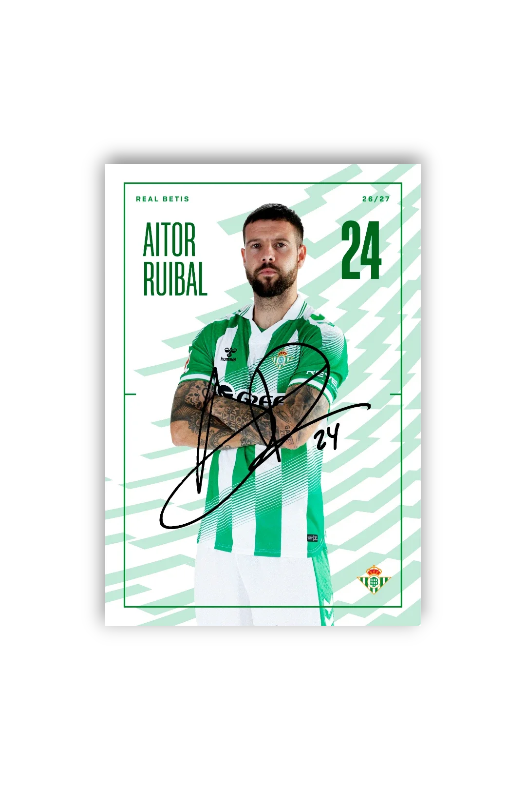 Tarjetones Firmados Real Betis 26/27