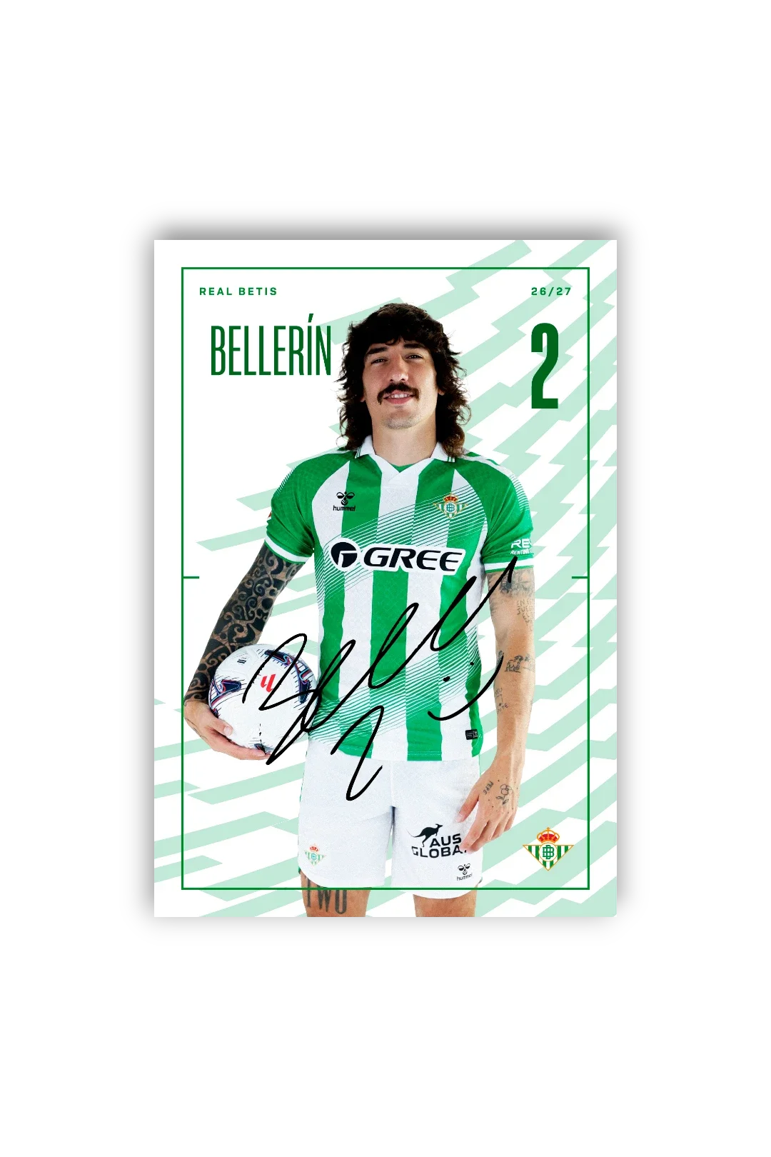 Tarjetones Firmados Real Betis 26/27