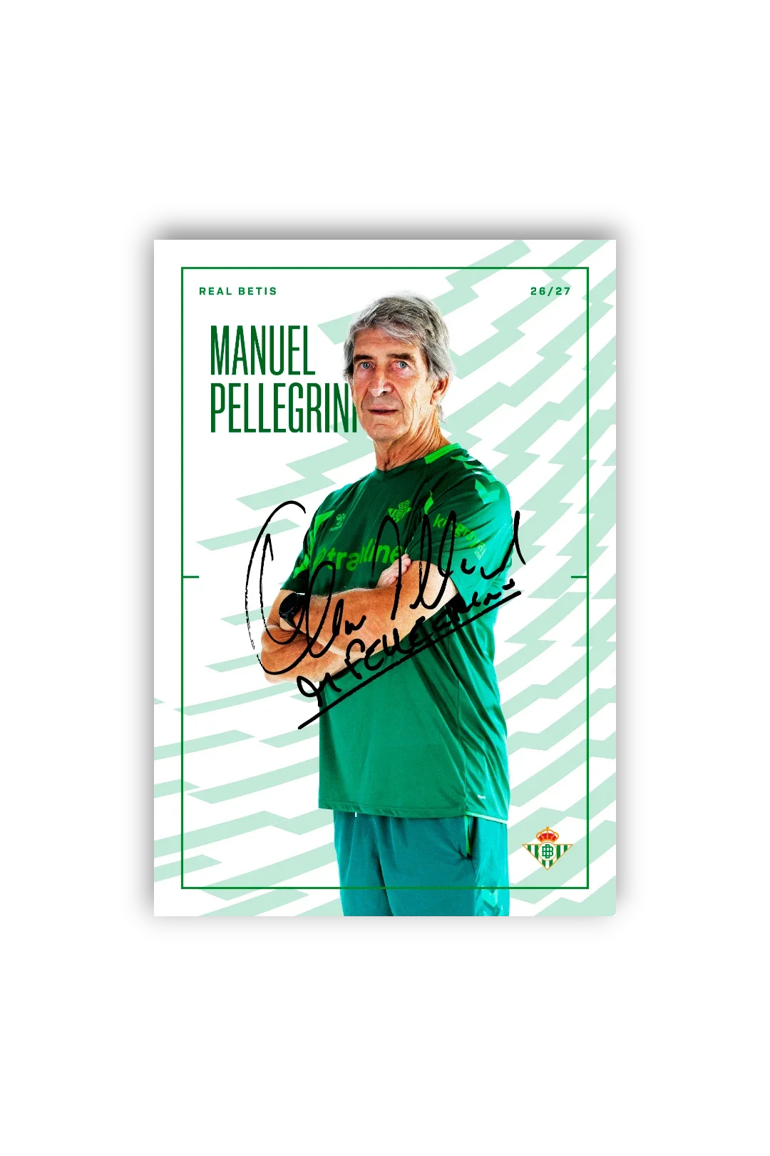 Tarjetones Firmados Real Betis 26/27