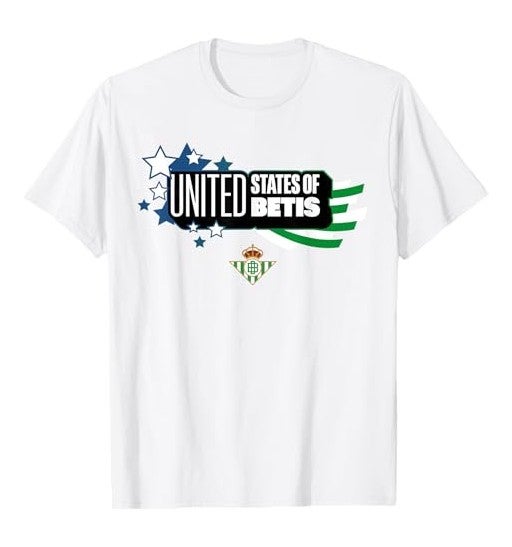 Camiseta USA UNITED OF BETIS Hombre Blanca