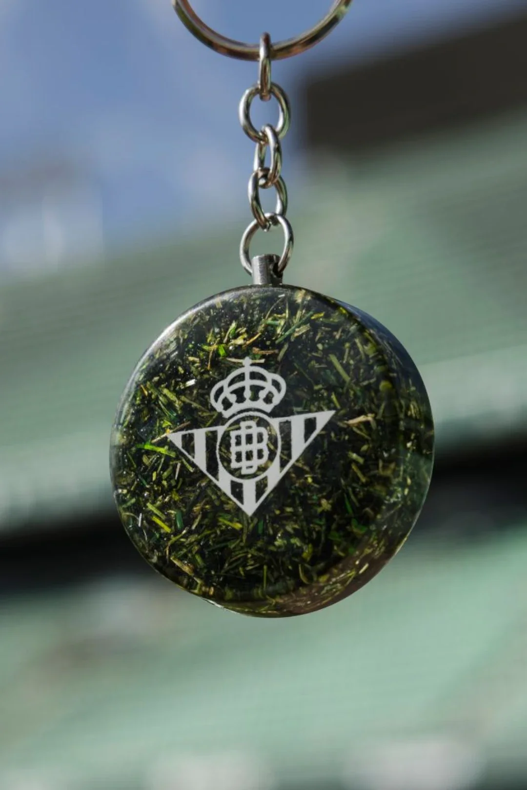 Llavero con Césped Real Betis Balompié