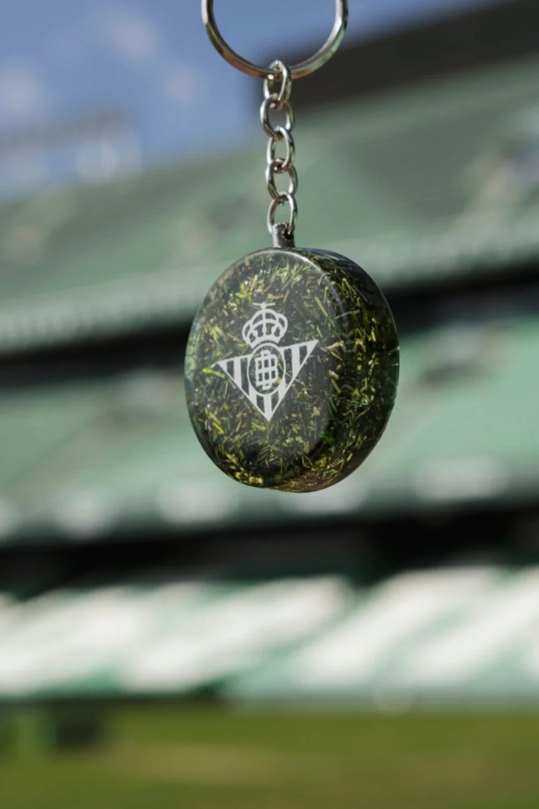 Llavero con Césped Real Betis Balompié
