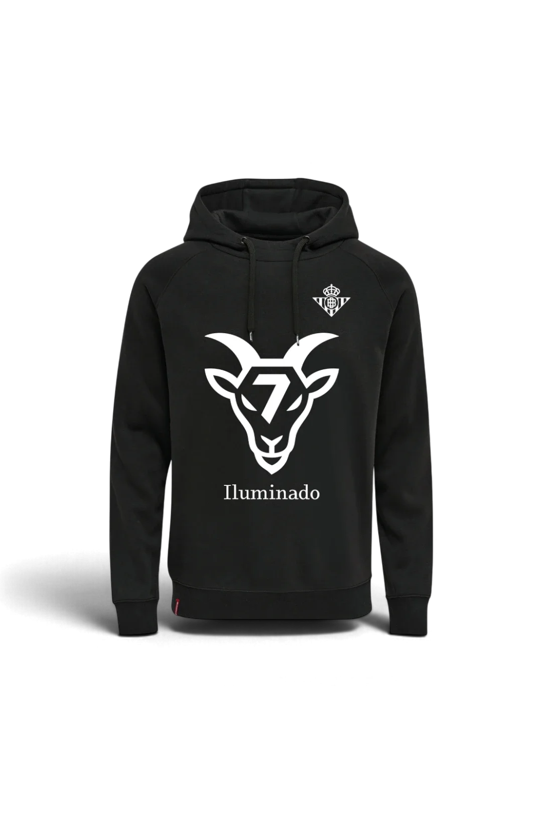 Sudadera Con Capucha Iluminado Niño Negra