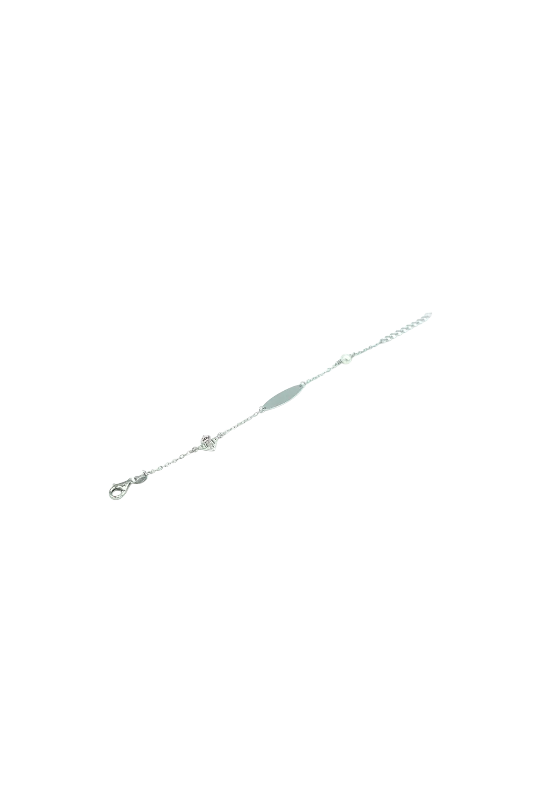 Pulsera De Plata De Ley Con Escudo Real Betis