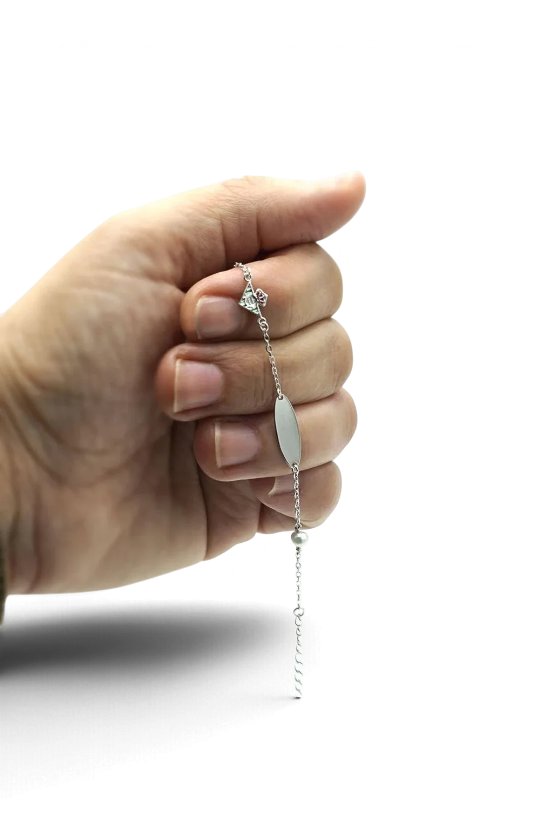 Pulsera De Plata De Ley Con Escudo Real Betis