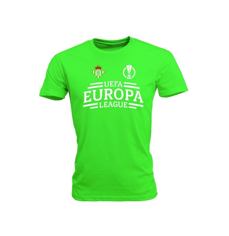 Camiseta Europa League Hombre Verde