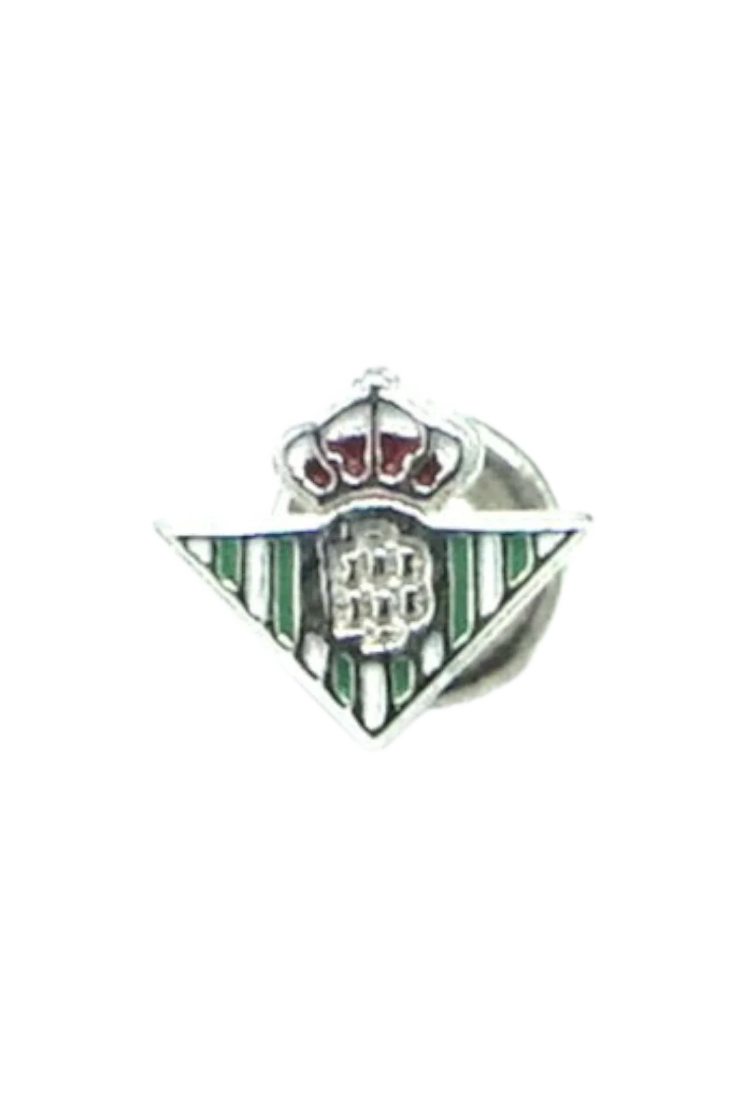 Pendientes De Plata De Ley Esmaltados Escudo Real Betis