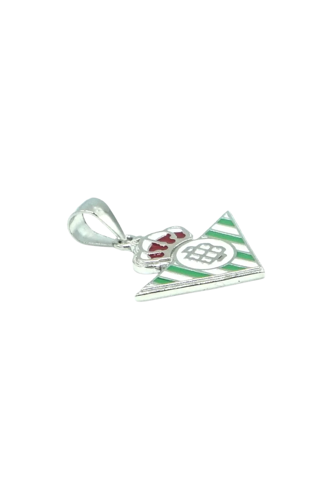 Colgante De Plata De Ley Escudo Esmaltado