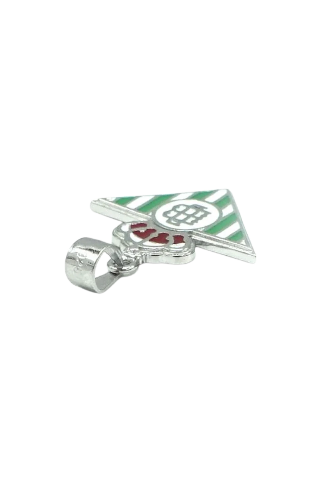 Colgante De Plata De Ley Escudo Esmaltado