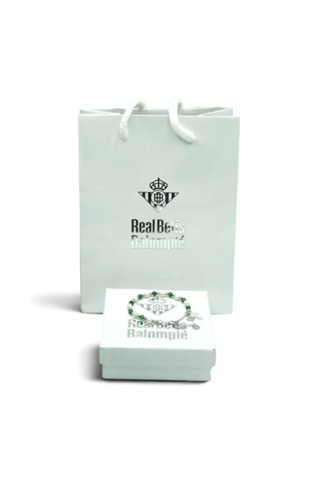 Pulsera Real Betis Bolas Perla