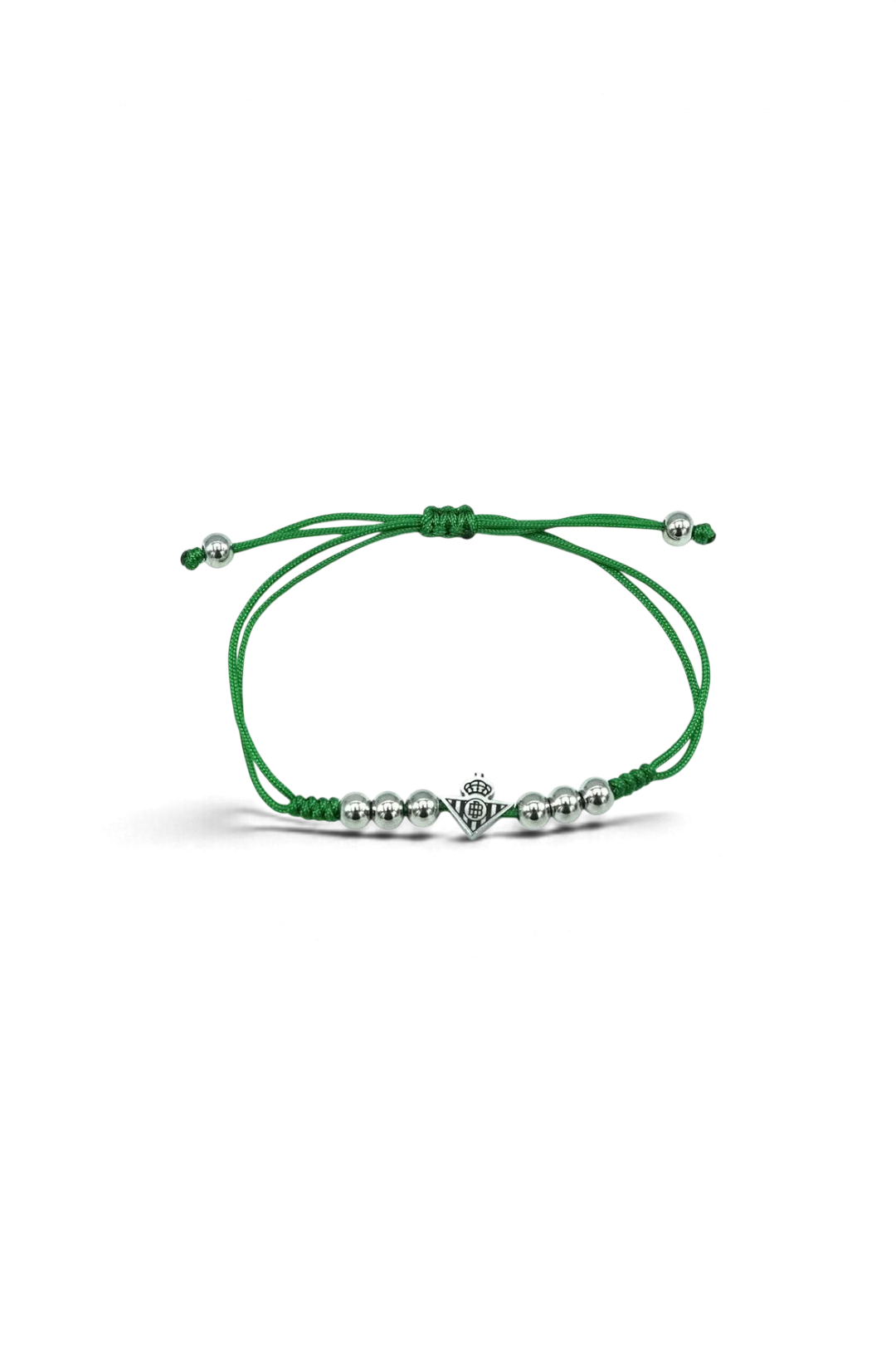 Pulsera de Acero Con Bolas Verde