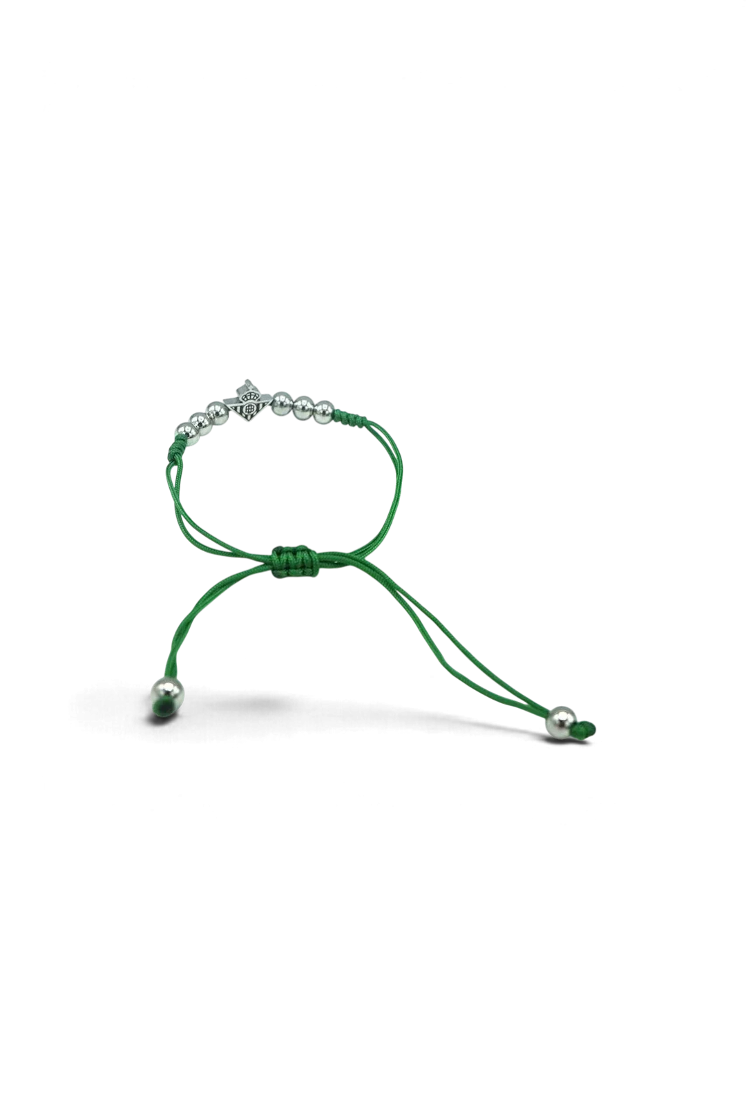 Pulsera de Acero Con Bolas Verde