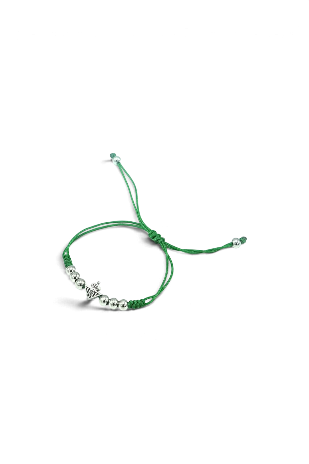 Pulsera de Acero Con Bolas Verde