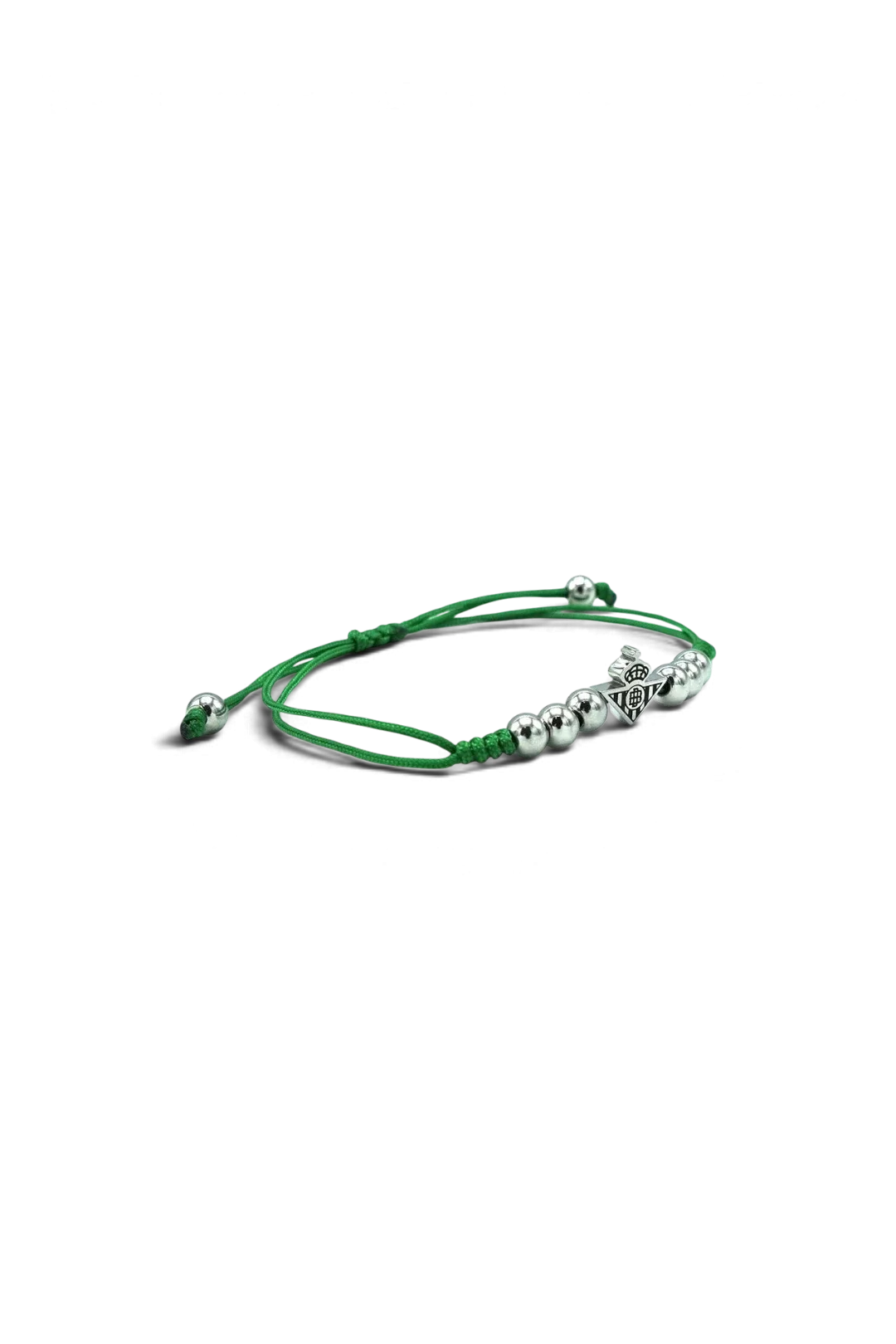 Pulsera de Acero Con Bolas Verde