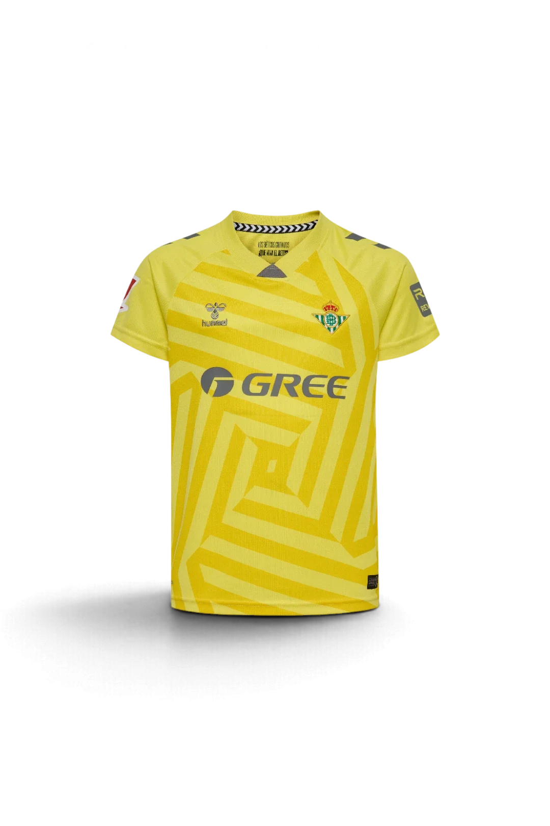 Camiseta Fútbol Portero Niño Amarilla 25/26
