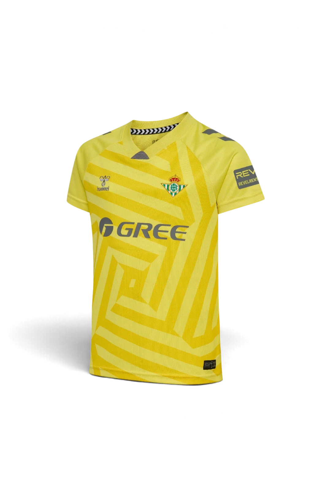 Camiseta Fútbol Portero Niño Amarilla 25/26