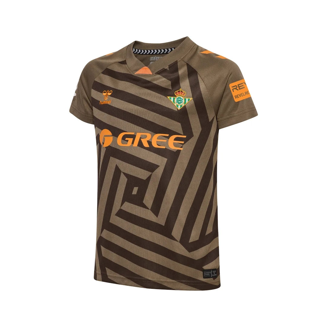 Camiseta Fútbol Portero Niño Marrón 25/26