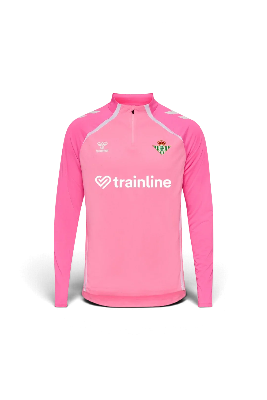 Sudadera Media Cremallera Entrenamiento Hombre Rosa 25/26