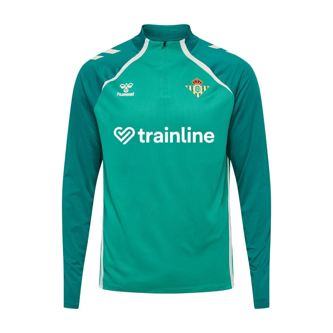 Sudadera Media Cremallera Entrenamiento Hombre Verde 25/26