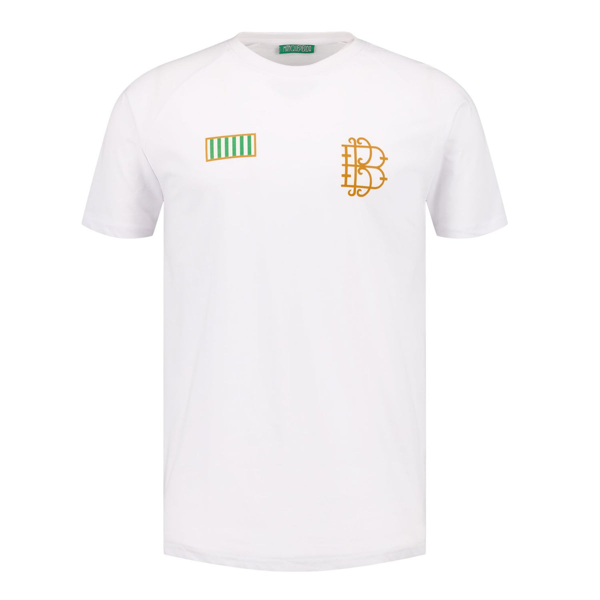 Camiseta Manquepierda 13 Barras Hombre Blanca