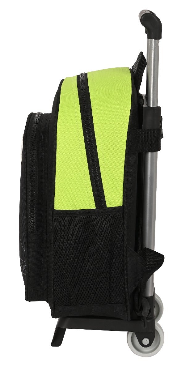 Mochila con Ruedas Infanitl Negra/Lima