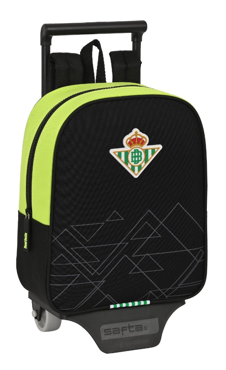 Mochila Guarderia con Ruedas Negra/Lima