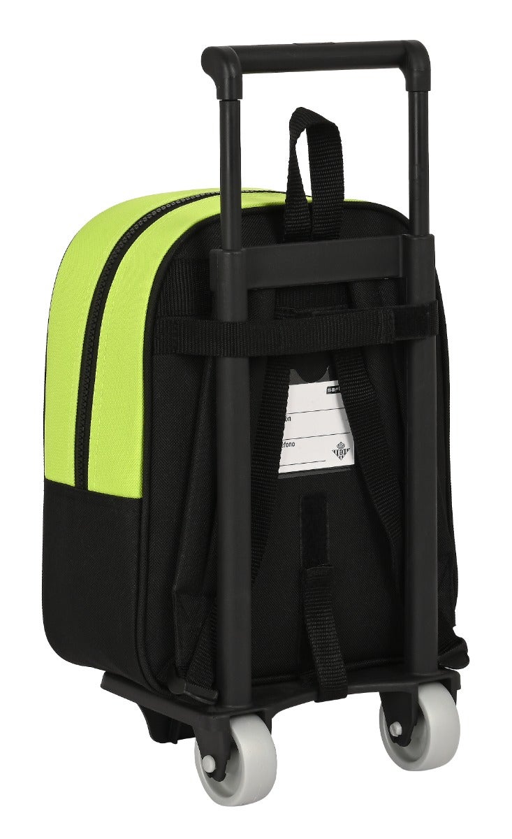 Mochila Guarderia con Ruedas Negra/Lima