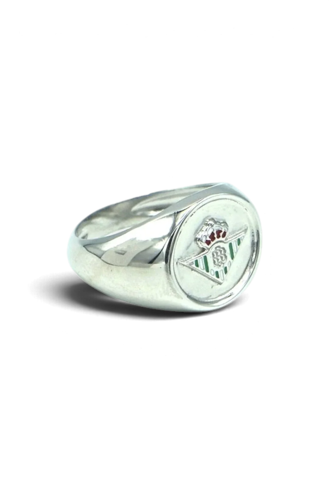 Anillo De Plata De Ley Escudo Real Betis