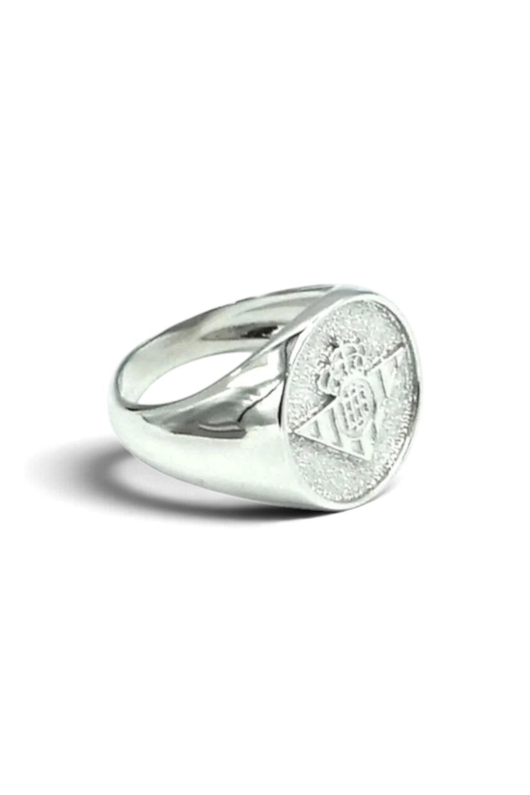Anillo De Plata De Ley Escudo Real Betis