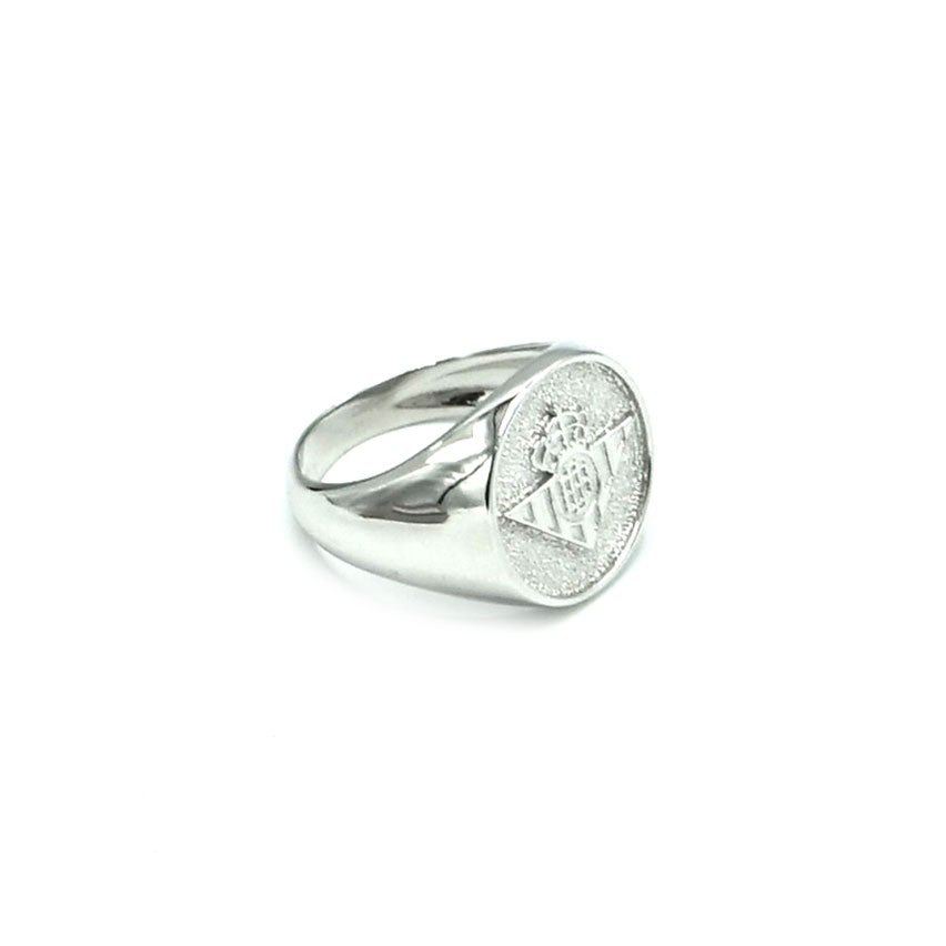 Anillo De Plata De Ley Escudo Real Betis