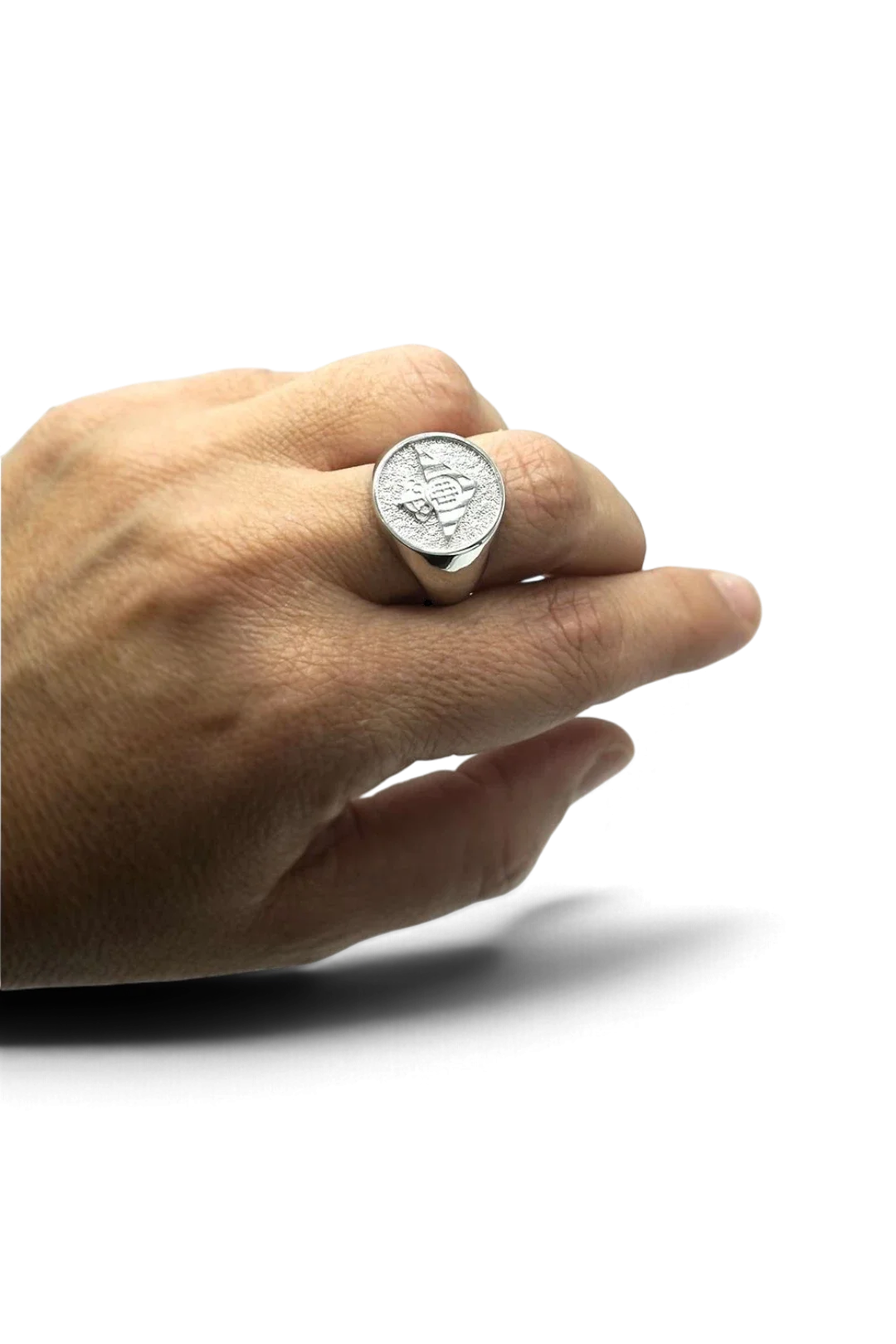 Anillo De Plata De Ley Escudo Real Betis