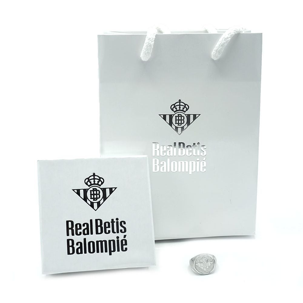 Anillo De Plata De Ley Escudo Real Betis