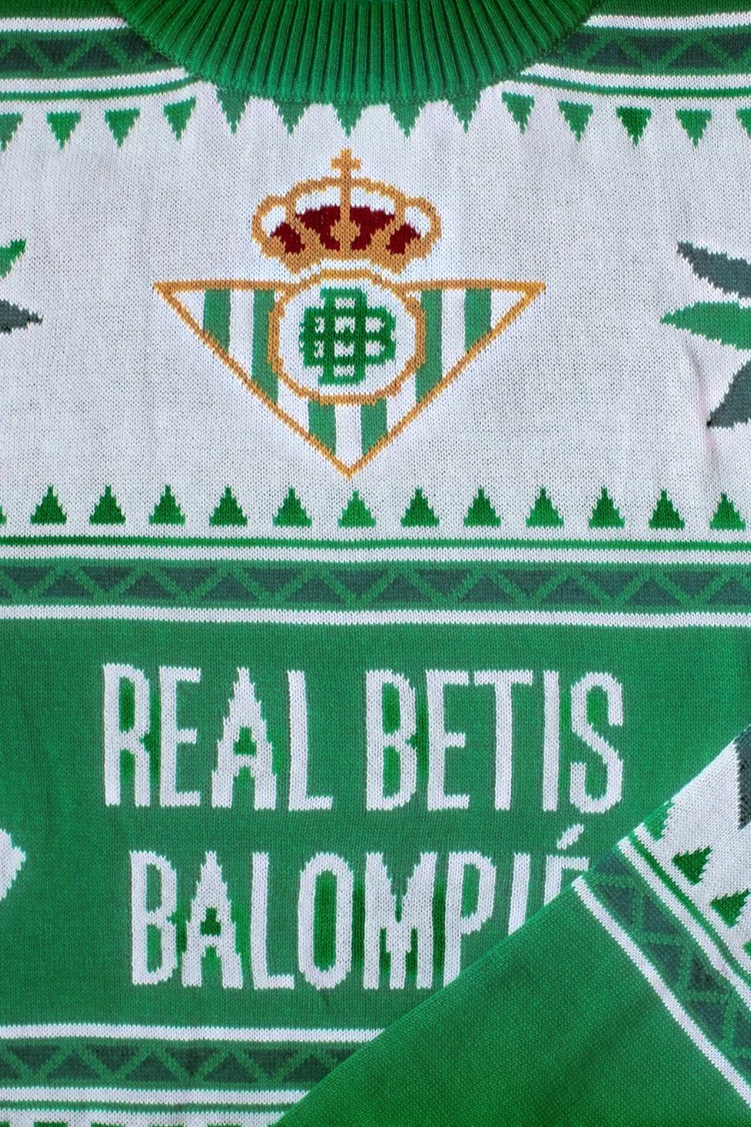Jersey Navidad Real Betis Balompié Verde/Blanco Niño