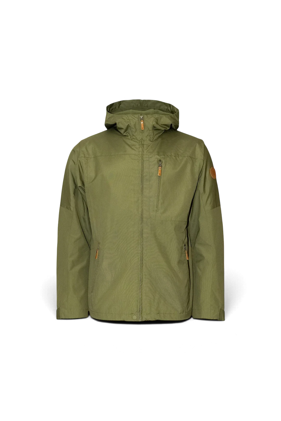 Chaqueta Con Capucha Verde
