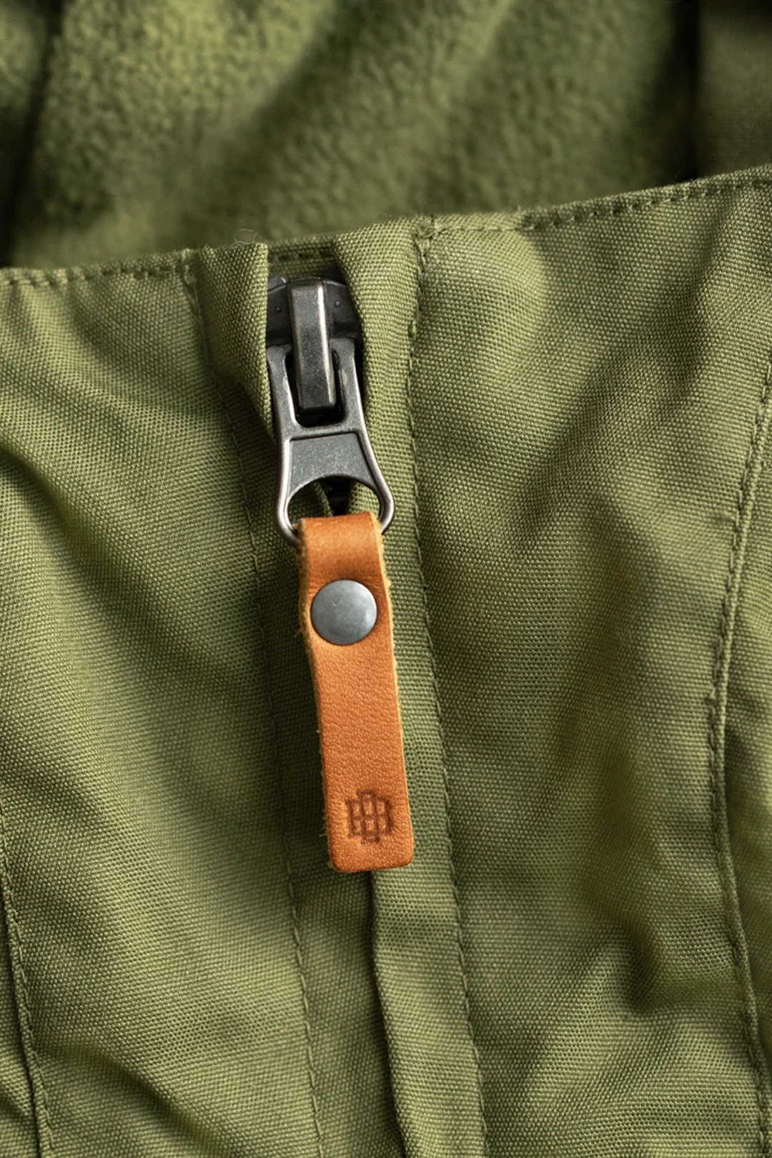 Chaqueta Con Capucha Verde