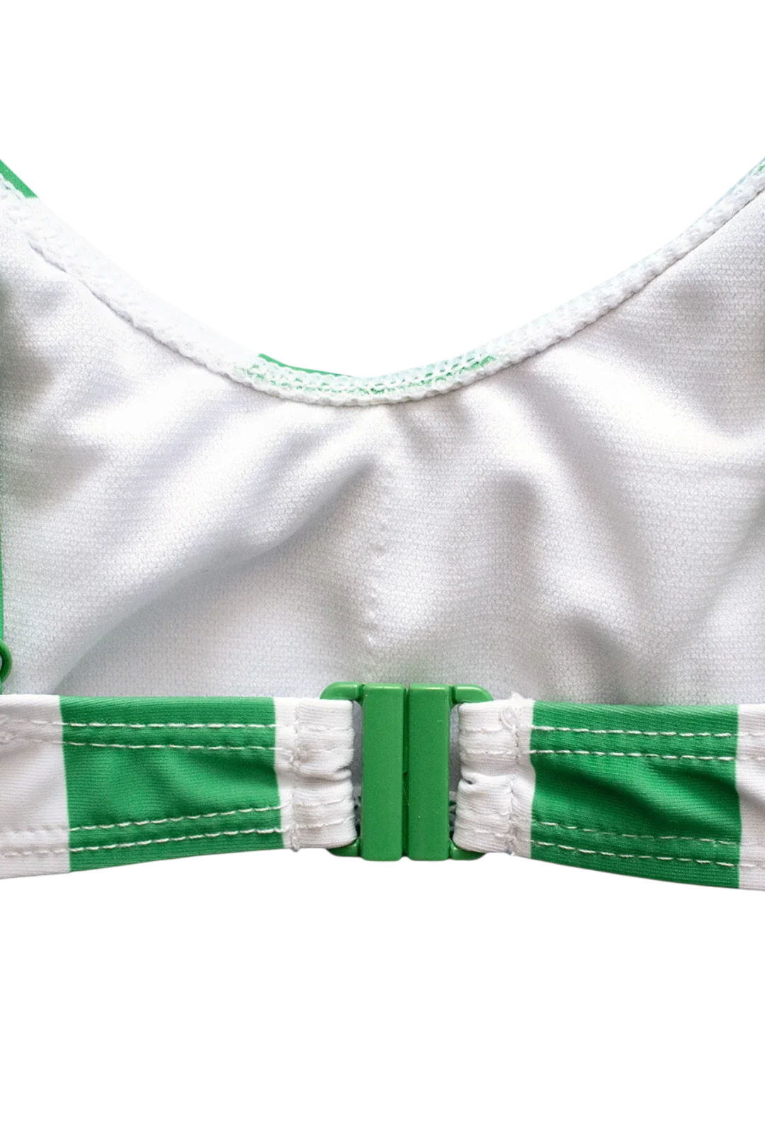 Bikini Verde y Blanco Mujer