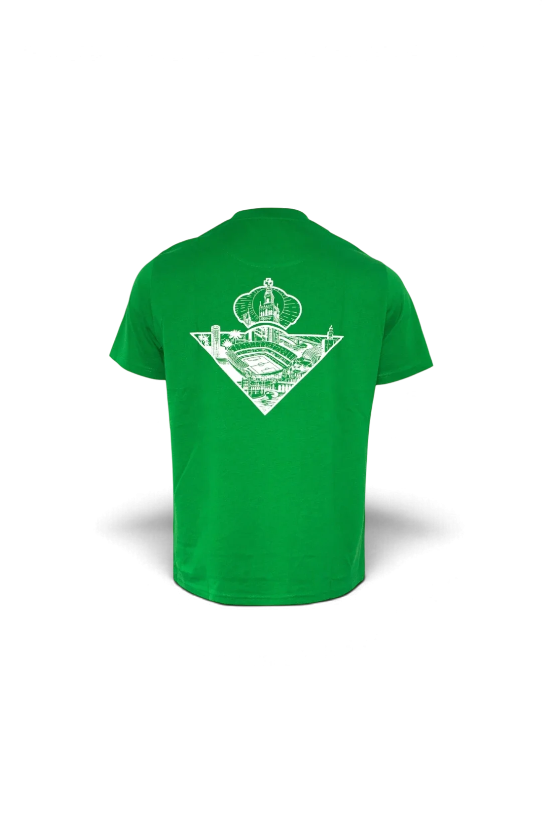 Camiseta Hombre Verde Monumentos Ciudad