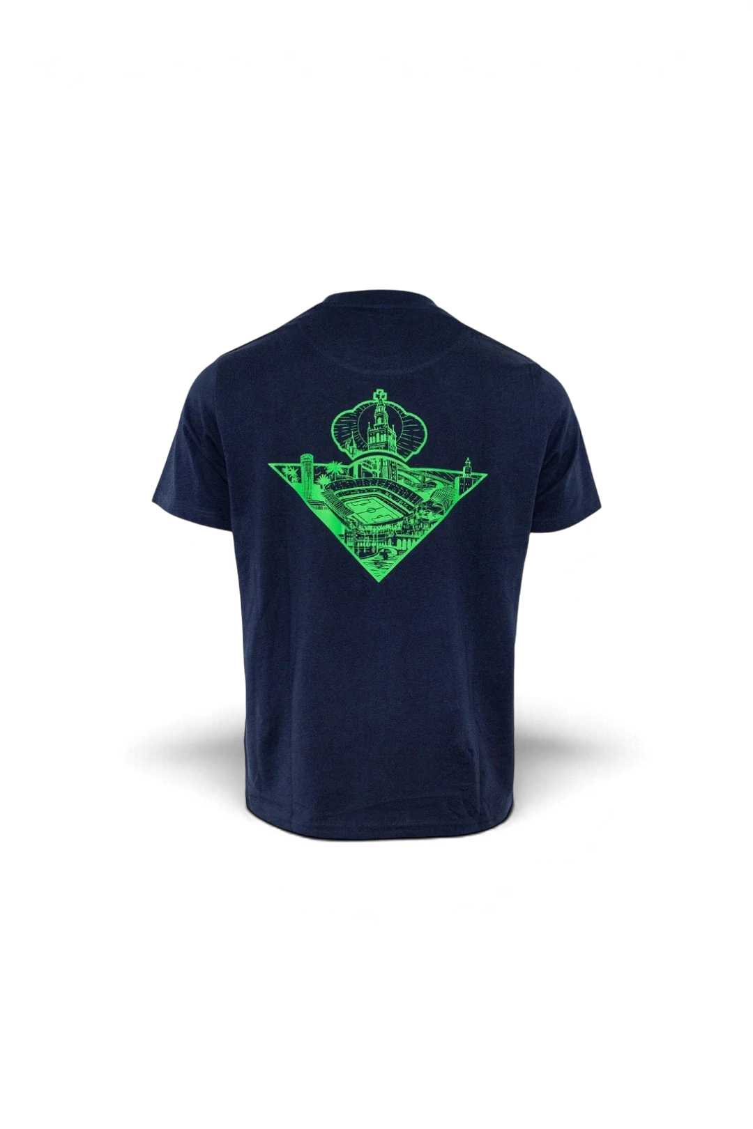Camiseta Hombre Azul Monumentos Ciudad