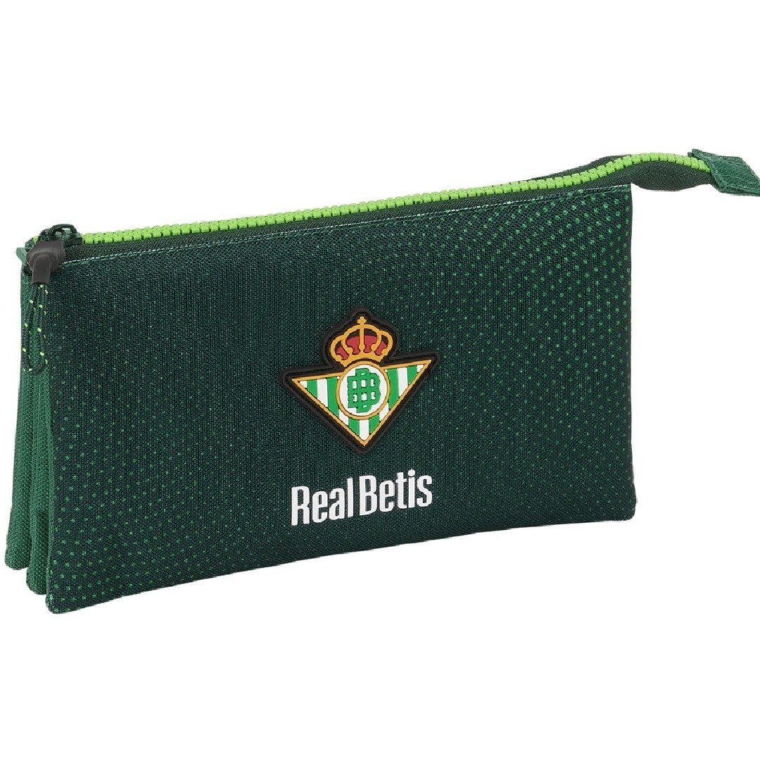 Estuche Portatodo Triple Real Betis Verde