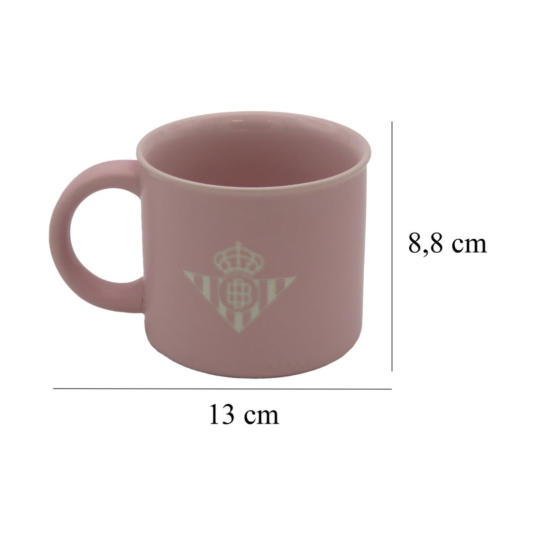 Taza Cerámica Rosa Real Betis