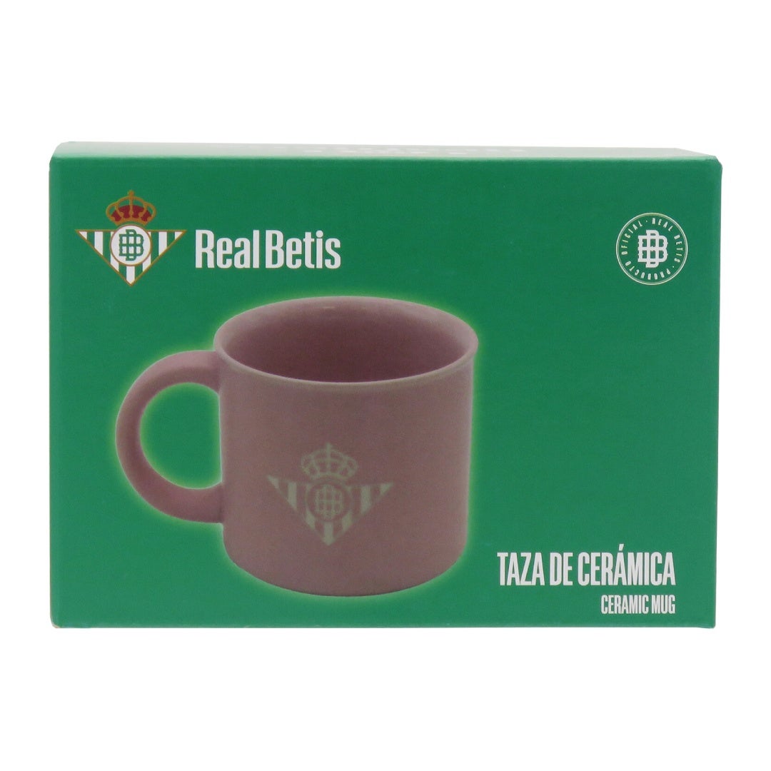 Taza Cerámica Rosa Real Betis