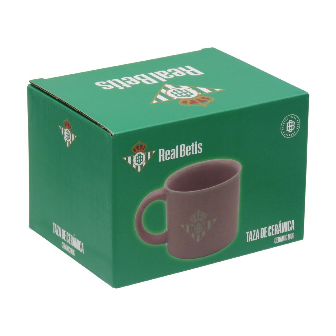 Taza Cerámica Rosa Real Betis