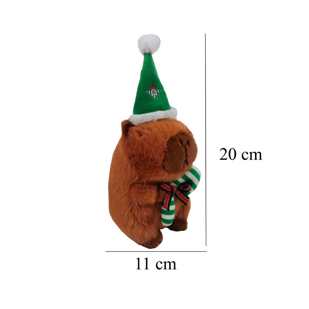Capibara Navidad Real Betis Pequeña