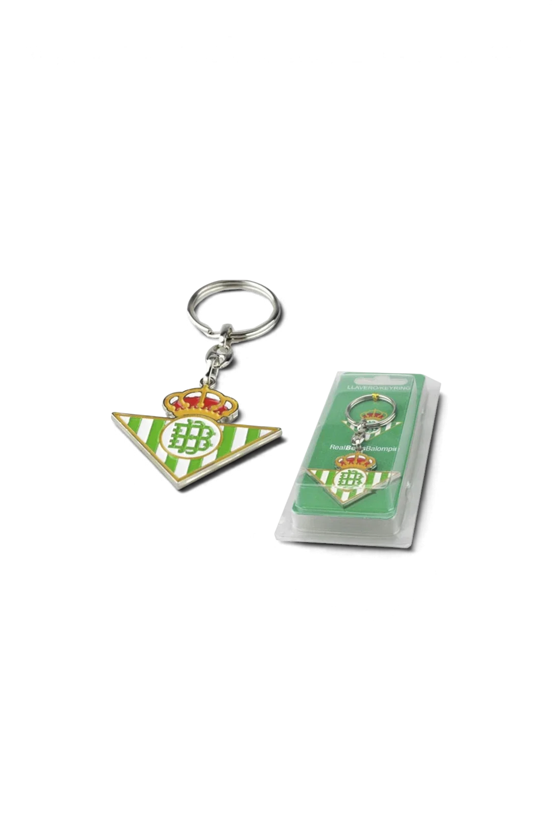 Llavero Real Betis Escudo Plateado
