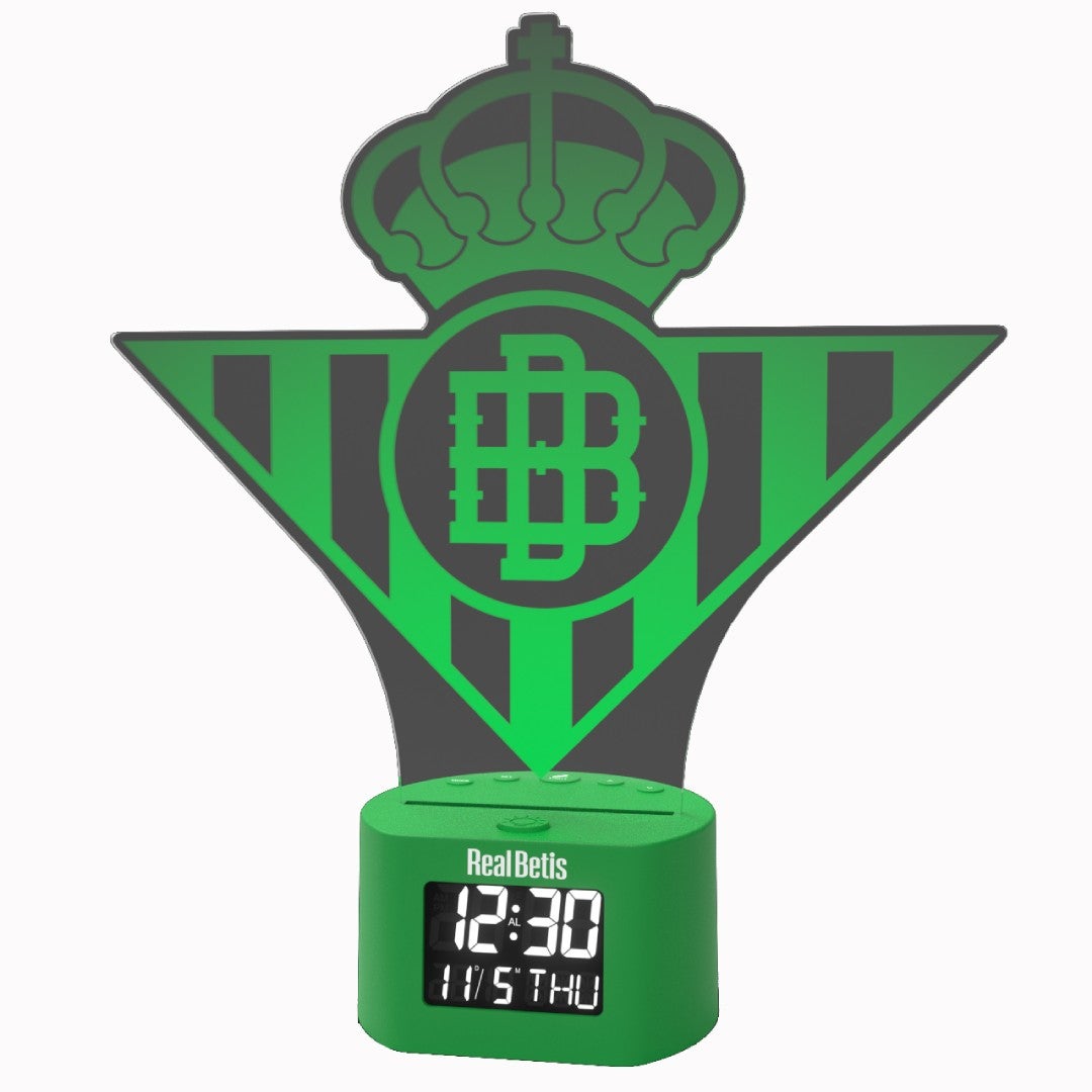 Despertador con Luz Escudo