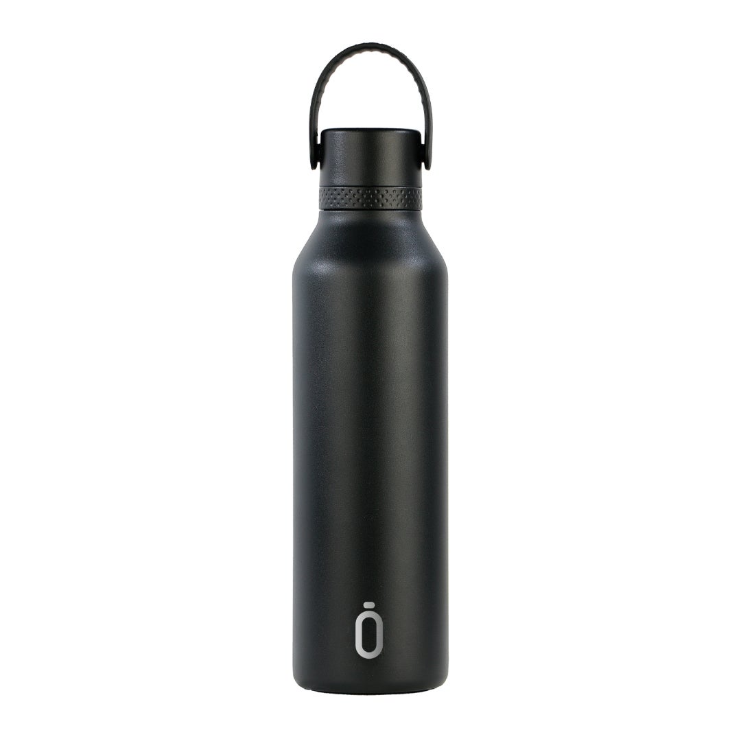 Botella Termo Iluminado Negra