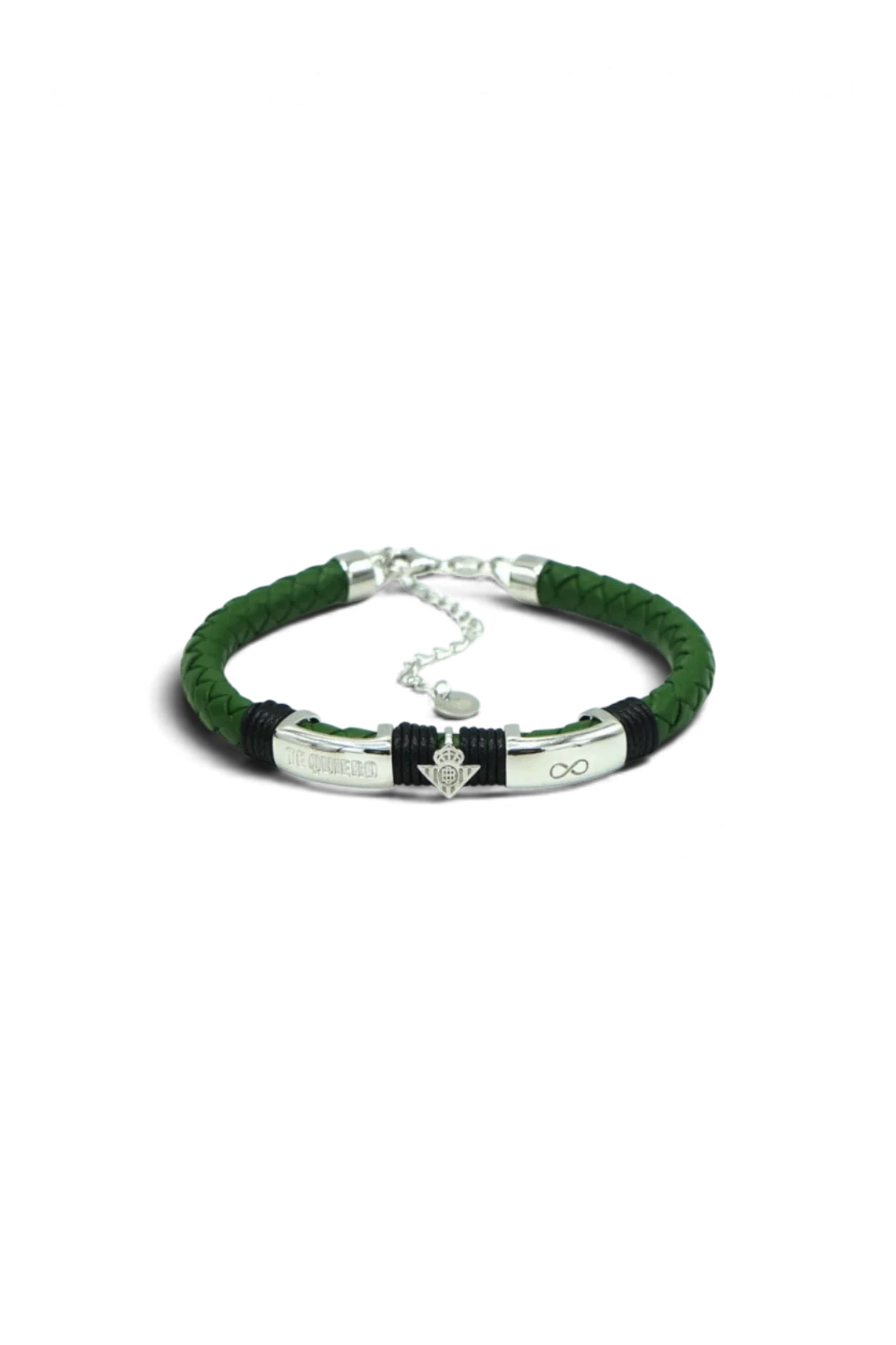 Pulsera Real Betis Cuero/Acero Te Quiero